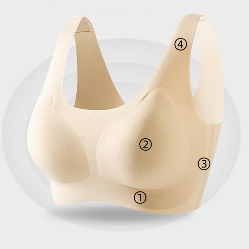 Full Coverage Bra - Back Sports Bra Comfortable Wireless Padded