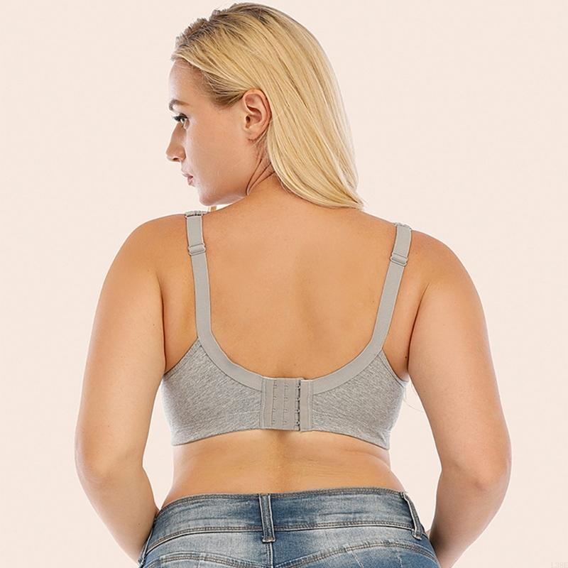 Cotton Bra Everyday - L38E Womens Wireless Big Size Lace