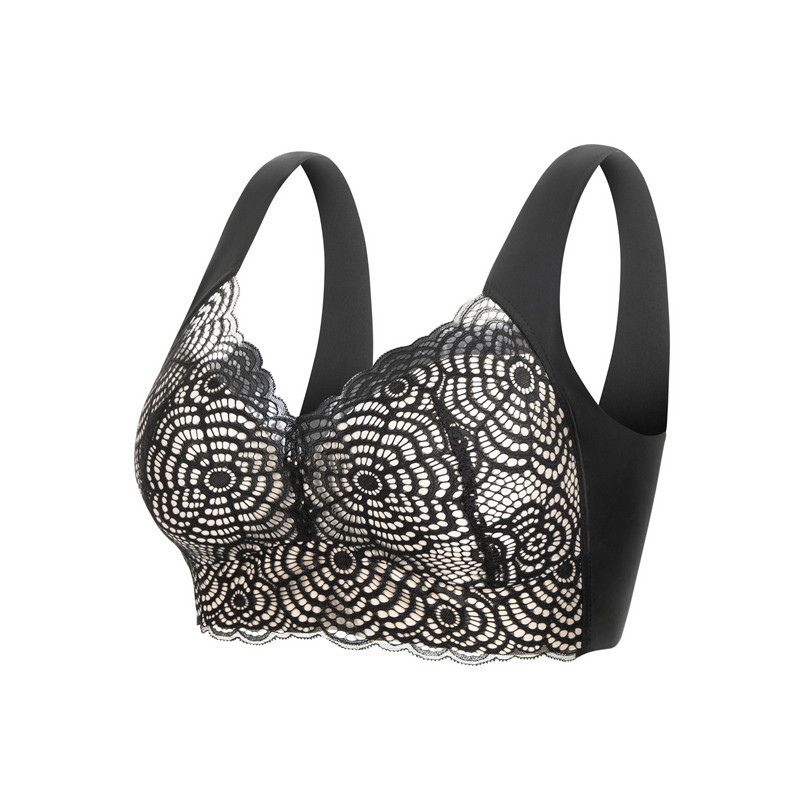 Wirefree Bra Comfort - L'bellagiovanna Women's Wirefree Lace Bra Tank