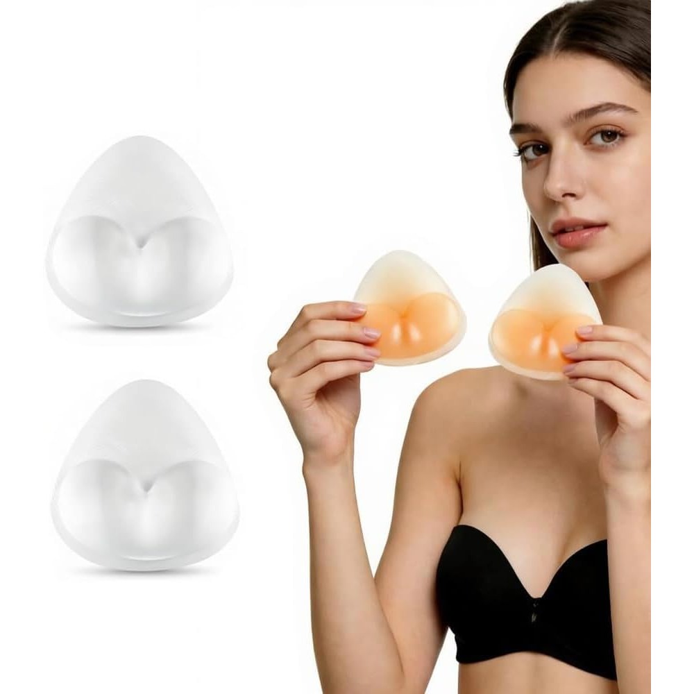 Push Up Bra Silicone - Silicone Bra Inserts, Triangle Shape Push