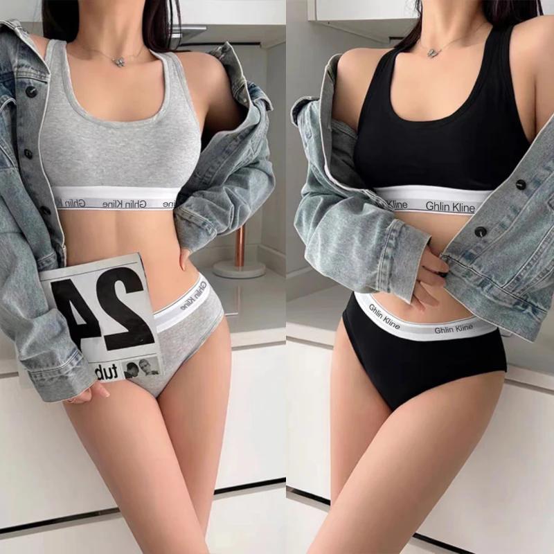Cotton Bra Everyday - 2PCS Ghlin Kline Women's Underwear Bra