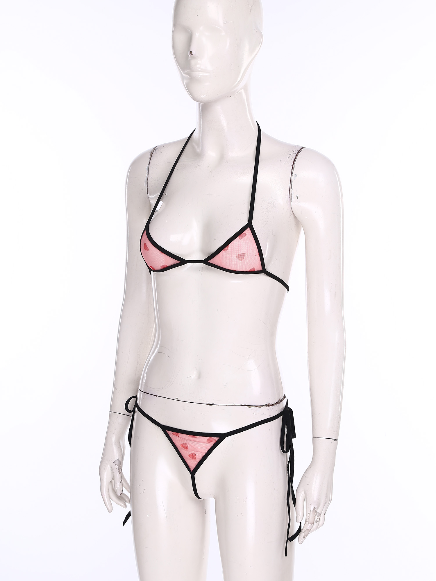 Womens Micro Mini Bikini Linge - Sheer Mesh Bra recension och pris