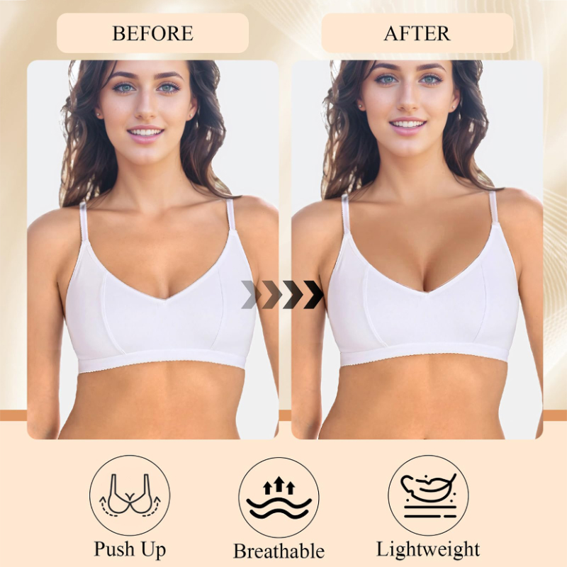 Kave 1/2 Pairs Double Sided St - Push Up Bra Silicone recension och pris