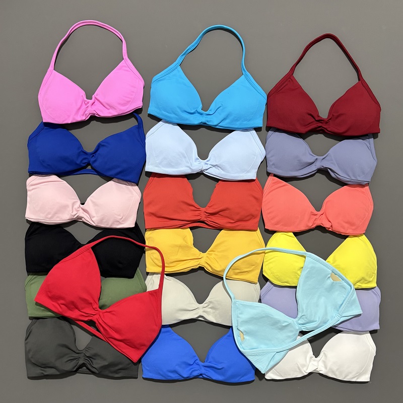 Sports Strappy Bra Yoga Underw - Sports Bra Racerback recension och pris