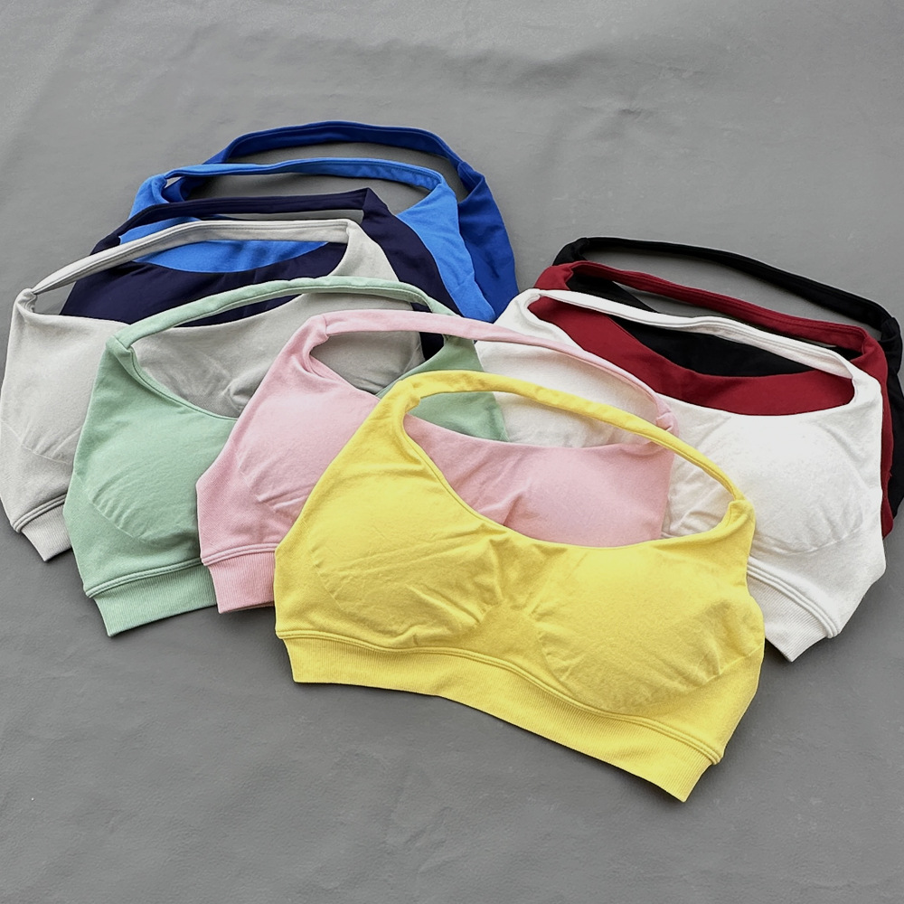 Sports Bra Women Seamless Halt - Sports Bra Racerback recension och pris