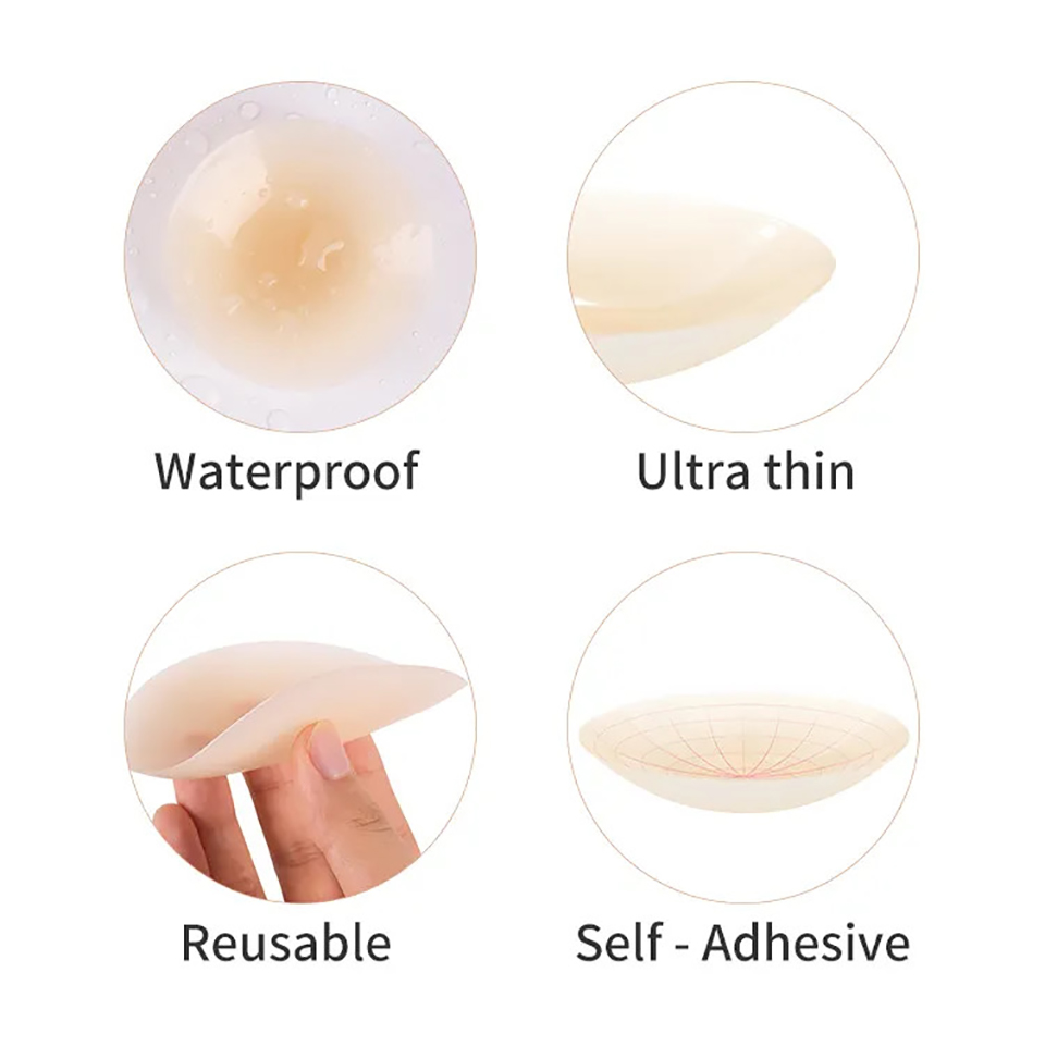 Reusable Silicone Adhesive Nip - Strapless Bra Adhesive recension och pris