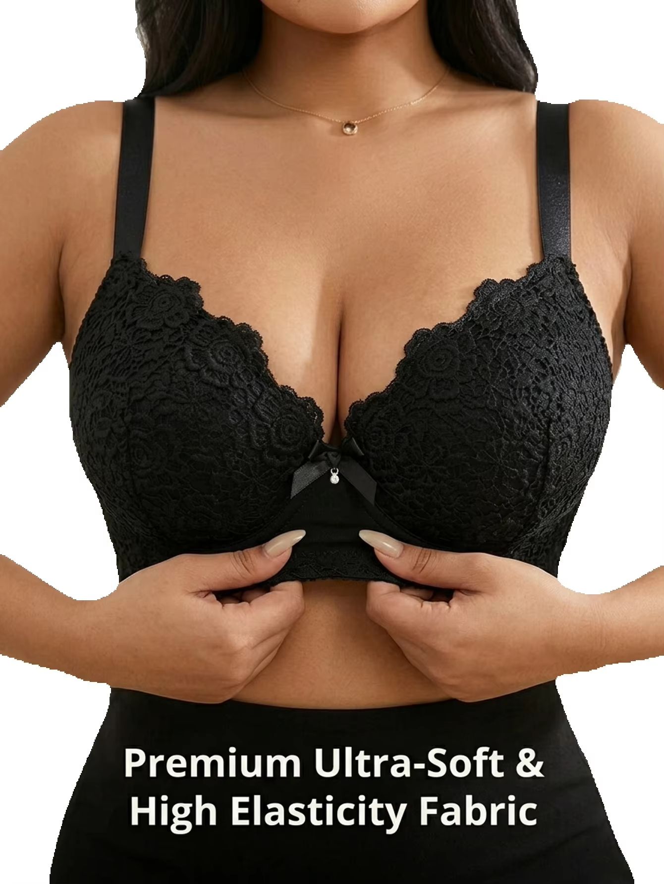Women Plus Size Floral Push Up - Minimizer Bra Women recension och pris