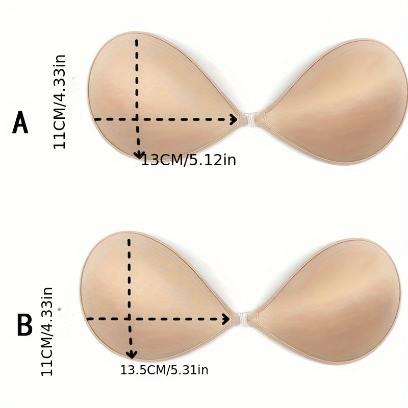Invisible Push Up Bra Self-Adh - Backless Bra Sticky recension och pris