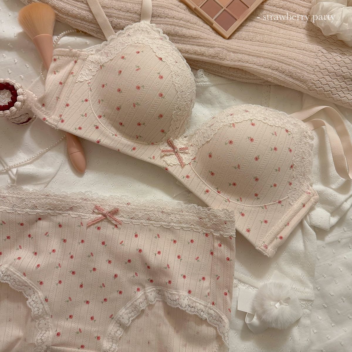 Teenage Sexy Lace Floral Bra S - Cotton Bra Everyday recension och pris
