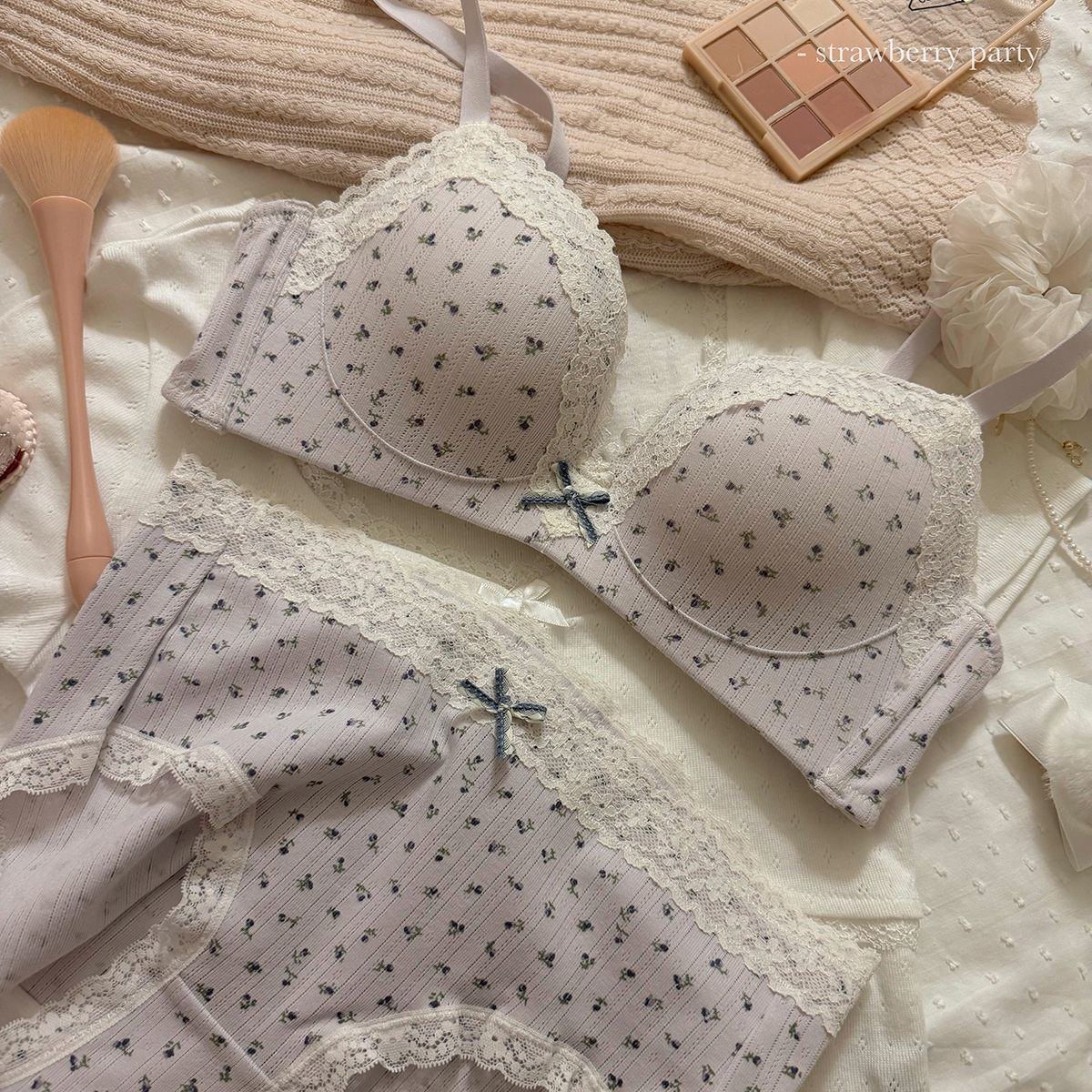 Teenage Sexy Lace Floral Bra S - Cotton Bra Everyday recension och pris