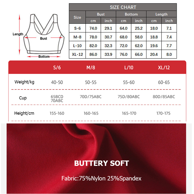Stretchy Soft Sports Underwear - Sports Bra Racerback recension och pris