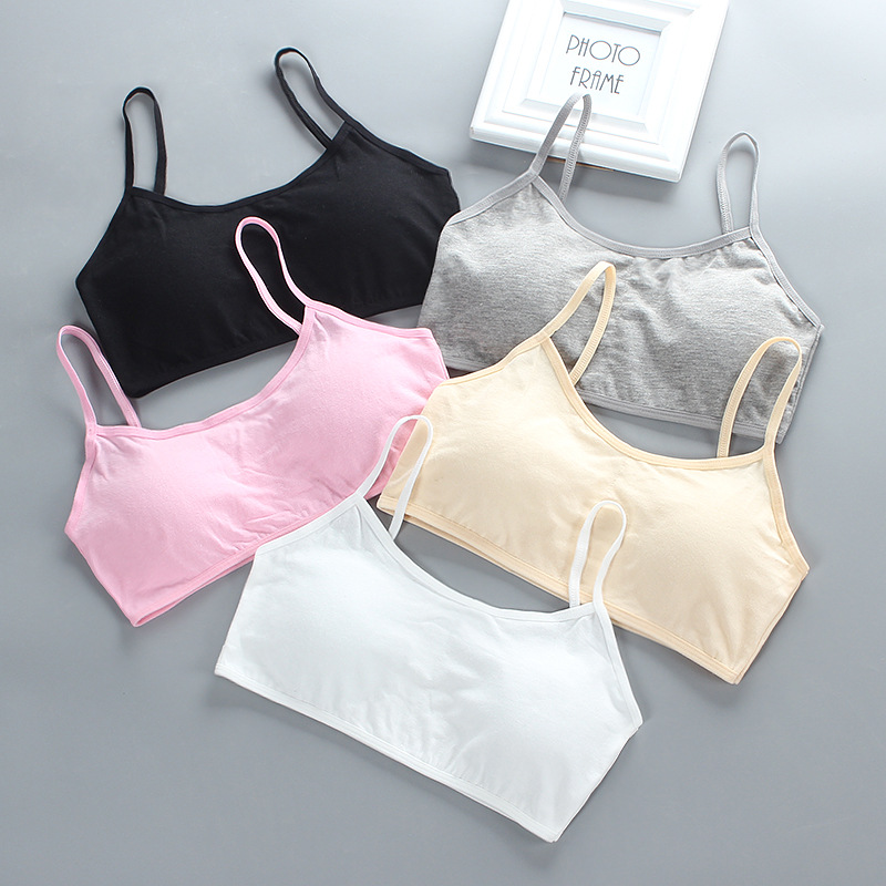 5pcs Teenage Girls Cotton Trai - Cotton Bra Everyday recension och pris