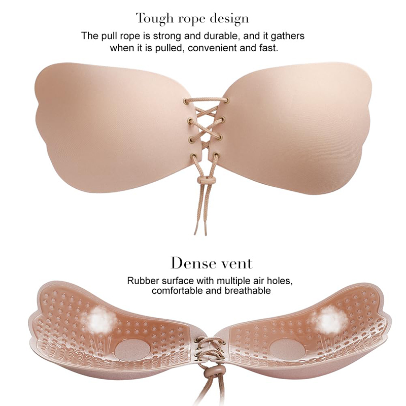 1/2 Pairs Women Summer Backles - Backless Bra Sticky recension och pris