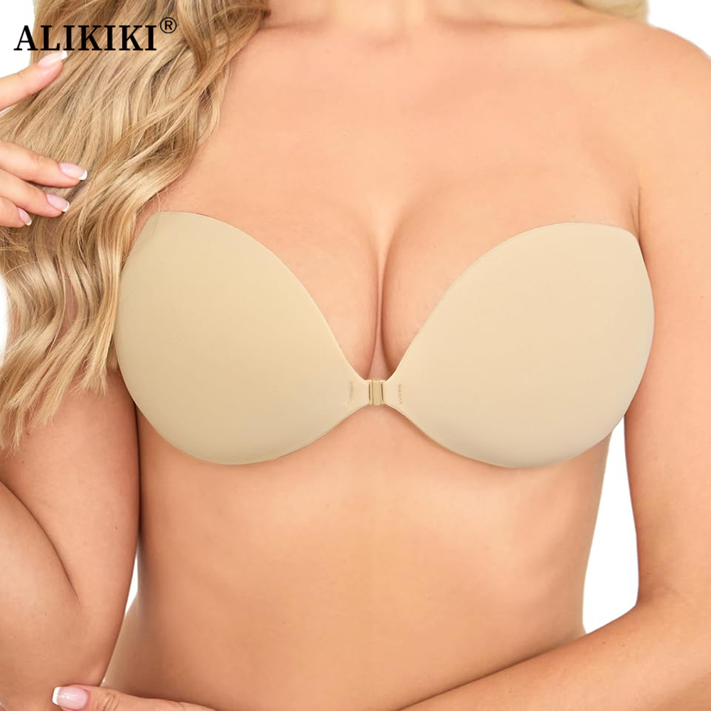 Women Push Up Sticky Bra Invis - Backless Bra Sticky recension och pris