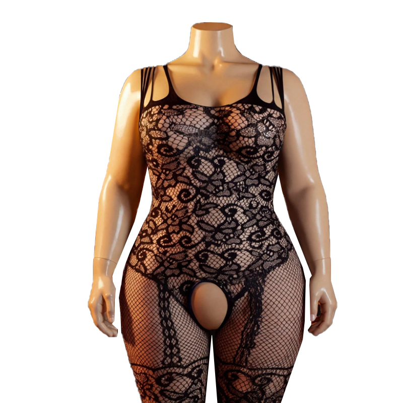 New Plus Size Transparent Wome - Sheer Mesh Bra recension och pris