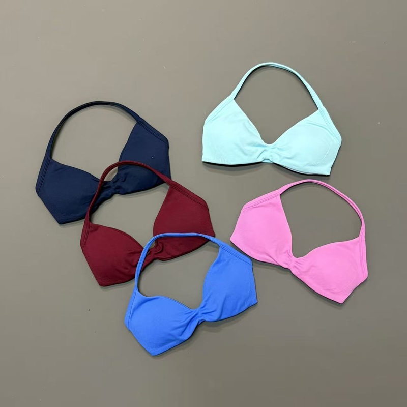 Women Halter Sports Bra V-Neck - Sports Bra Racerback recension och pris