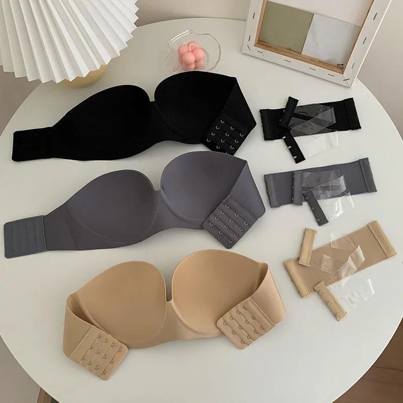 Women's Sexy Strapless Push-Up - Cotton Bra Everyday recension och pris