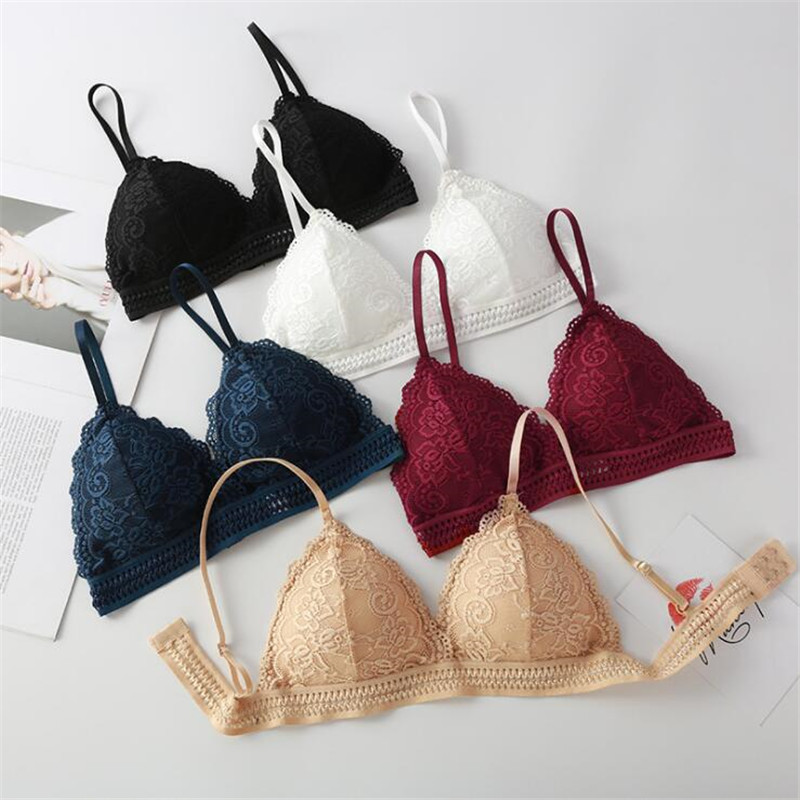 2026 Women's Bra New French Tr - Lace Bralette Set recension och pris