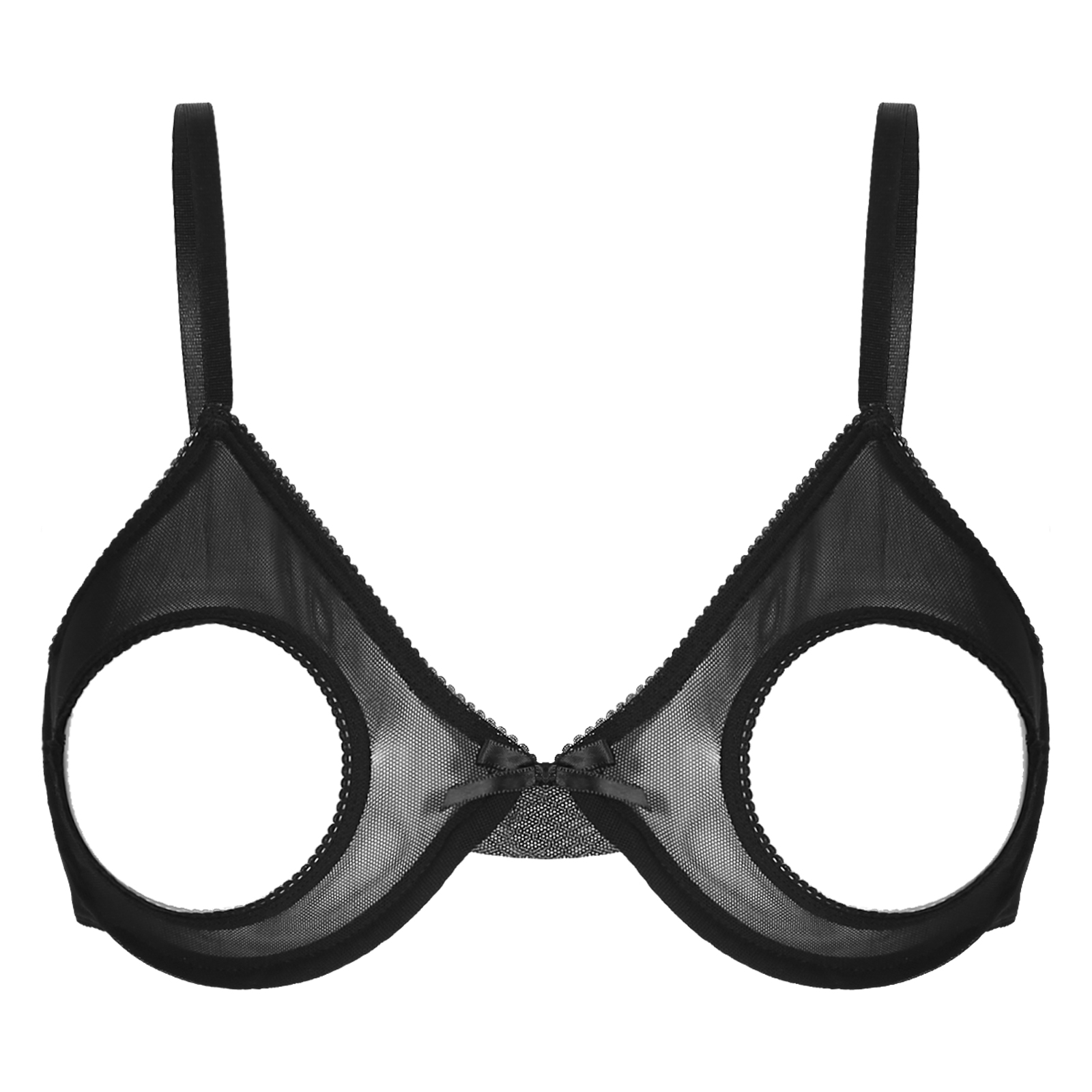 Woman's Lace Underwire Push Up - Demi Bra Balconette recension och pris