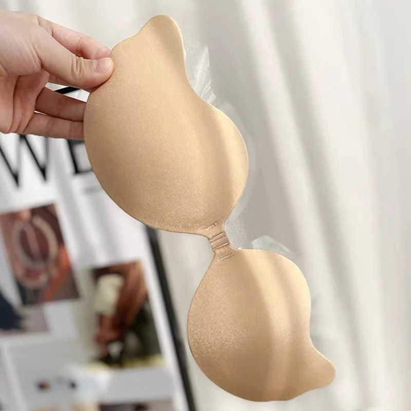 Reusable Adhesive Nipple Cover - Push Up Bra Silicone recension och pris
